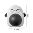 thumbnail image 4 of Bola de energía de hierba gatera de juguete de limpieza para gatos de plástico para suministros para mascotas (pingüino gris oscuro), 4 of 6