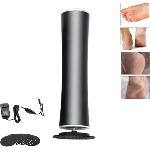 Dermave Removedor eléctrico de callos para pies, Removedor eléctrico de callos para pies, Removedor eléctrico de callos para lima de pies, Removedor de callos para lijadora de pies, Cuerpo de aleación