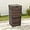 Brown, variant on LYYHTY Wicker Patio Trash Can, 27 Gallon Rattan Trash Can with Removable Lid, Outdoor Wicker Waste Basket, Wast Container (Brown)