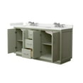 thumbnail image 4 of Wyndham Collection WCF414166DLZGTUS3MXX Strada 66" Free Standing Double Basin Vanity Set -, 4 of 7