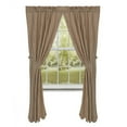 thumbnail image 4 of VHC Brands Farmhouse Window Curtains-Sawyer Mill Tan Panel Pair, One Size, Charcoal Black, 4 of 8