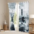 thumbnail image 3 of Erosebridal Sports Car Blackout Curtains Set of 2 (38x54 Each), City Night Living Room Curtains, 3 of 5