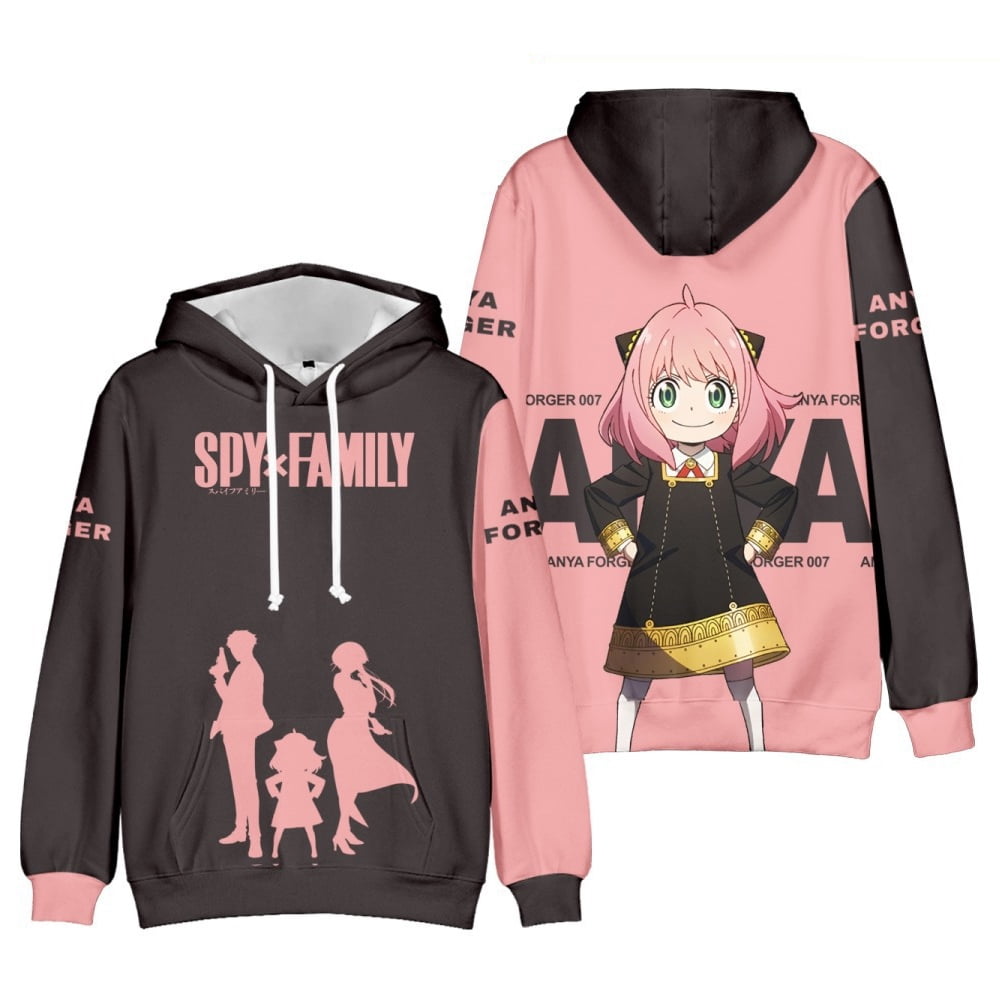Spy x Family Anya 3D Printing Anime Fashion Hoodie Sweatshirt, Cosplay Sweatshirt for Women Kids Spy x Family Anya 3D Printing Anime Fashion Hoodie Sweatshirt, Cosplay Sweatshirt for Women Kids