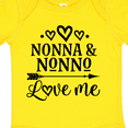 thumbnail image 4 of Inktastic Nonna and Nonno Love Me Boys or Girls Baby Bodysuit, 4 of 5