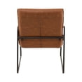 thumbnail image 3 of MUNDO IN MUEBLES Sillón Torcello 538 Café | Sillón Contemporáneo Tapizado en Tela Café Resistente | Estructura de Madera Sólida y Duradera | Cojines Acolchados y Extraíbles, 3 of 6