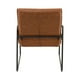 thumbnail image 3 of MUNDO IN MUEBLES Sillón Torcello 538 Café | Sillón Contemporáneo Tapizado en Tela Café Resistente | Estructura de Madera Sólida y Duradera | Cojines Acolchados y Extraíbles, 3 of 6