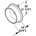 thumbnail image 5 of TAG Hardware ELITE Pole Patented Round End Support Flanges - 1-5/16" Closet Rod End Caps, 5 of 5