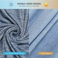 thumbnail image 5 of Alanda Cooling Pillowcase King Size, Dual-Sided with Cooling & Cotton Design, Breathable & Skin-Friendly Zippered Pillowcase for All-Season Use, 2 Pack, Blue, 20"x 36", 5 of 7
