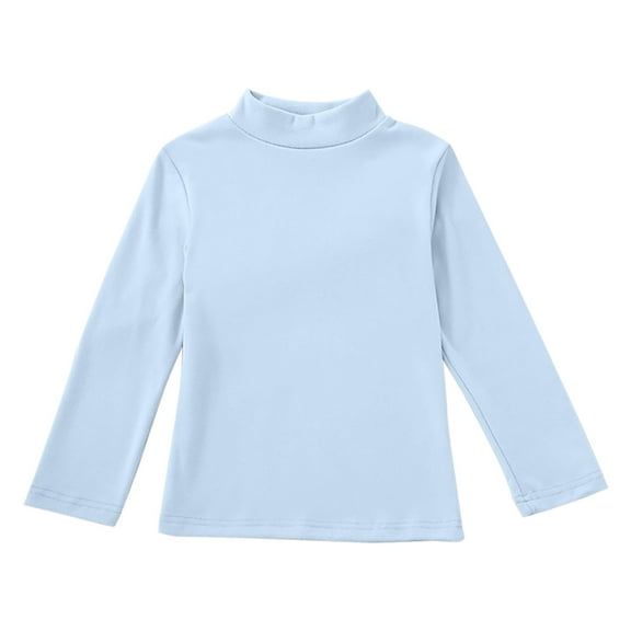 YunPes Boys Compression Thermal Shirt Long Sleeve Neck Base Layer Kids Undershirt for Baseball Footbal Thick Thermal