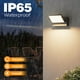 thumbnail image 3 of Lámpara de pared exterior lundwa 40W LED negro 3000K IP65, 3 of 8