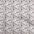 thumbnail image 1 of oneOone Polyester Spandex Red Fabric Books Sewing Craft Projects Fabric Prints By Yard 56 Inch Wide, 1 of 5