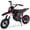 Black, variant on DuoDian Electric Dirt Bike for kids, 350W Motor 15MPH Top Speed, 6.8Miles Range 36V 4Ah Battery, 12*2.75 Inch Inflatable Tires, Rear Disc Brake For Road age 3-10,Black