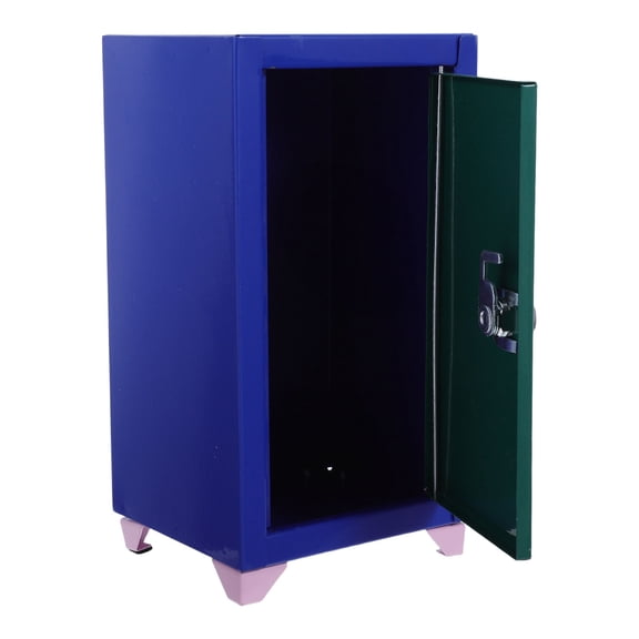 LOLIPPYY Small Metal Safe Box Personal Key Lock Storage for Documents and Cash