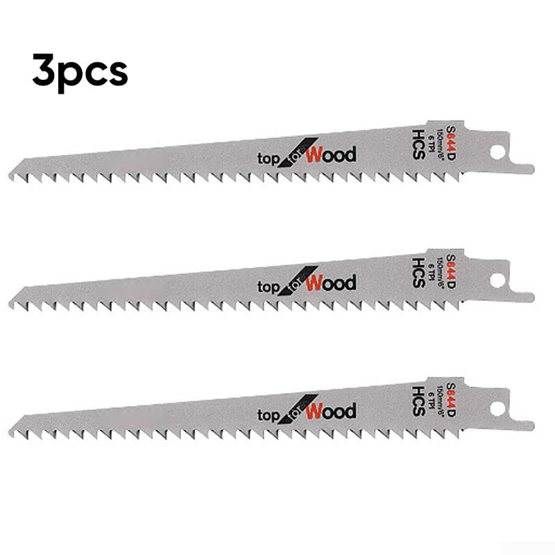 For Bosch S644D 5x Reciprocating Saw Blades 6/150mm For Wood Plastic Cutting 
