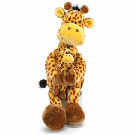 Giraffe Stuffed Toy - Large 32 Geri The Giraffe with Little Geri Stuffed Animal Toy