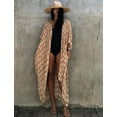 thumbnail image 6 of Bsubseach Loose Bathing Suit Cover Up Sexy Kimono 3/4 Sleeve Summer Cardigans for Women, 6 of 6