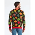 thumbnail image 3 of Men's Dasher Reindeer Ugly Christmas Sweater from Holiday Time, Midweight, Sizes M-2XL, 3 of 5