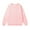 Pink, variant on jinghuiyue Womens Sweatshirts Casual Crewneck Oversized Long Sleeve Pullover Hoodies Tops M
