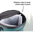 thumbnail image 5 of Coghlan's Deluxe Durable Pop-Up Trash Can – Collapsible Garbage Bin with Zippered Lid, Bag Clips, and Anchoring Points for Camping, Home, and Outdoor Use – 29.5 Gallon, 5 of 5