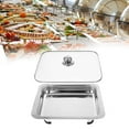 thumbnail image 4 of serony Plateau de Buffet Serveur de Buffet Plat à Friction pour Réception Mariage Banquet Droit, 4 of 9