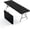 Black, variant on 8FT Heavy Duty Folding Table,Fold-in-Half Portable Plastic Utility Table with Carry Handle&Locking Legs,Indoor Outdoor Table for Party,Tailgate,BBQ,Camping,Events,Backyard Dining–Black