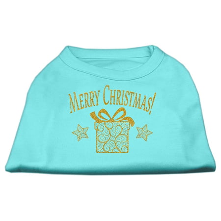 golden christmas present dog shirt aqua xxxl (20)