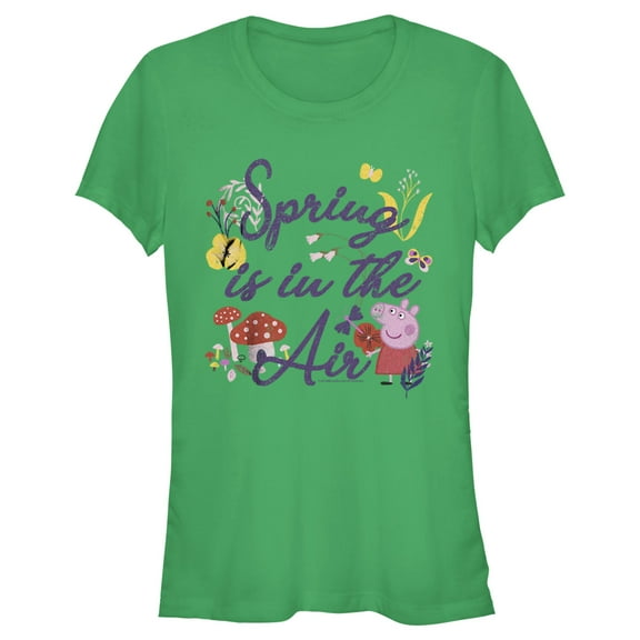 Junior's Peppa Pig Spring is in the Air Graphic T-Shirt
