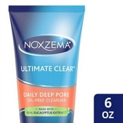 Noxzema Deep Pore Facial Cleanser Cream, Daily Face Cleansing for All Skin Types 6 oz