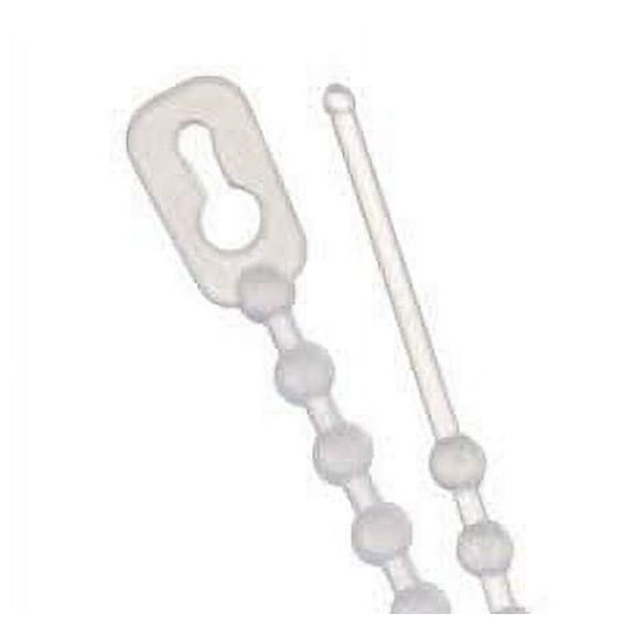 5" 40lb Natural Beaded Cable Ties 1,000/Bag Part # Bead-5-40-9M
