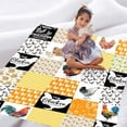 thumbnail image 5 of Chicken Blanket Soft Flannel Lightweight Fleece Soft Gifts Throws Fuzzy Warm Cozy Bedding Blankets for All Season in Home Bed Sofa L 80"x60"（Queen） Adults, 5 of 6