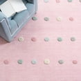 thumbnail image 6 of SAFAVIEH Kids Polka Dots Stripes Area Rug, Light Pink, 6' x 9', 6 of 7