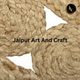 thumbnail image 2 of Jaipur Art And Craft Natural Jute Area Rug Oval Shape Hand Braided Rustic Look Carpet Rug Size - (5x8 Sq Feet), (60x96 Inches), (150x240 CM), 2 of 5