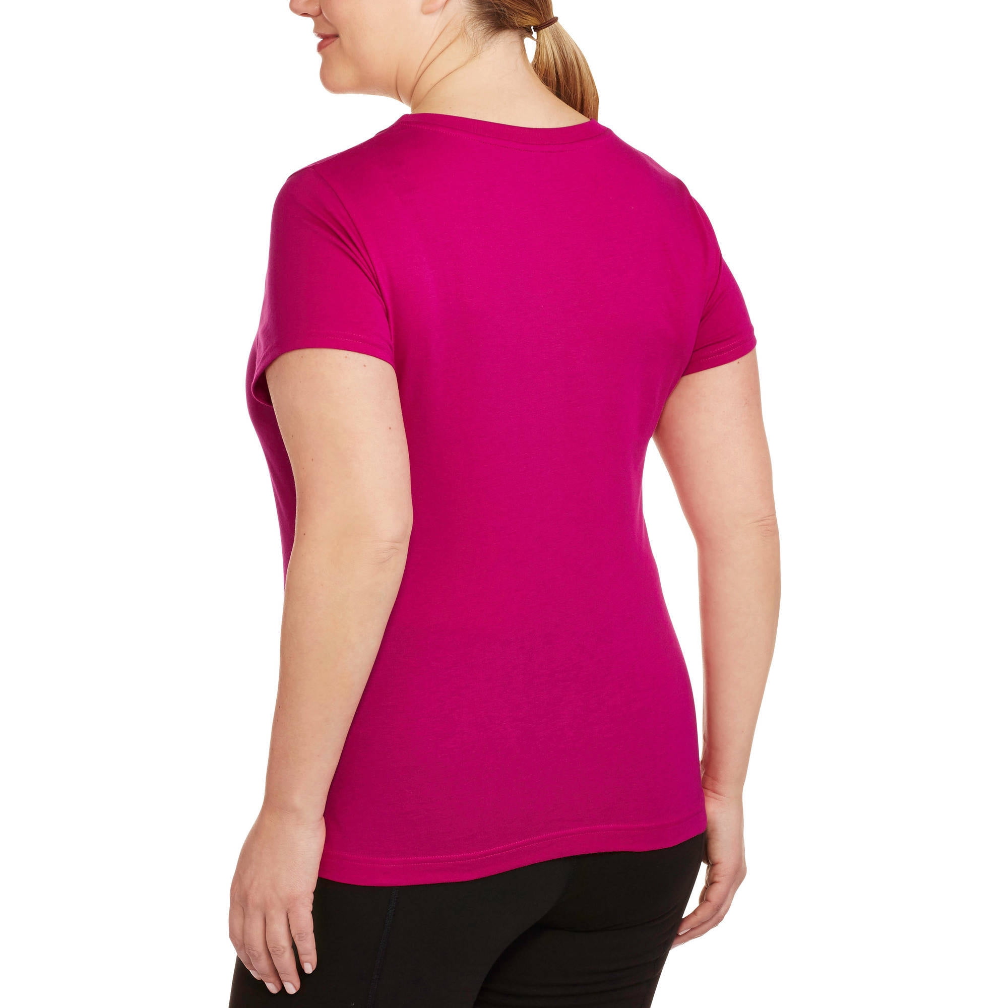 Womens Plus Size Dri More Core Workout Tee With Wicking
