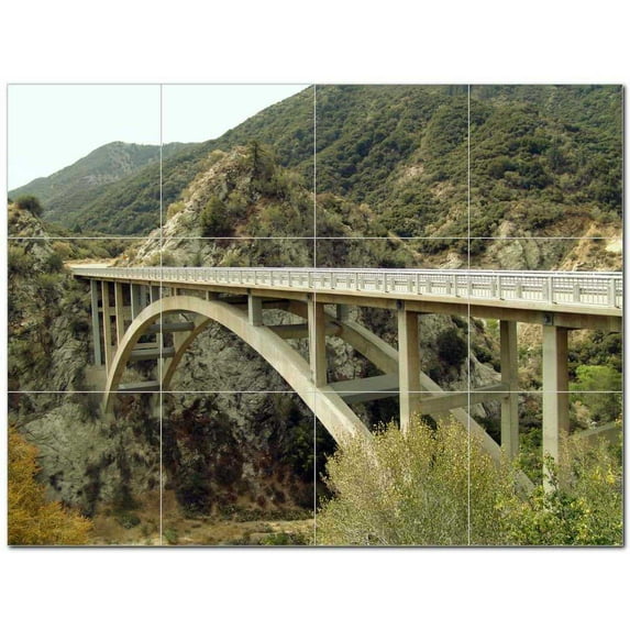 Bridge Picture Ceramic Tile Mural Kitchen Backsplash Bathroom Shower 404349-M43