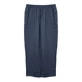 thumbnail image 3 of Cxenplz Men's Wide Leg Pants Casual Beach Flowy Pants Elastic Waisted Drawstring Palazzo Trousers with Pockets, 3 of 3