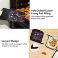 thumbnail image 4 of Colorful Cat Head 5 Pcs Kitchen Set Heat Resistant Oven Mitts and Non-Slip Pot Holders with Adjustable Cooking Apron, 4 of 6