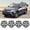 WJ-5107-Silver Lacquer & Black Lacquer, variant on 4 Pack 17 inch Wheel Cover Hubcap Compatible with Toyota Rav4 2013 2014 2015 2016 2017 2018,Snap-on Installation,Lacquer