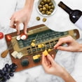 thumbnail image 4 of Vintage Cutting Board, Retro Antique Radio Music Player Enjoyment Holiday Theme Art Print, Decorative Tempered Glass Cutting and Serving Board, Wine Bottle Shape, Brown Ecru, by Ambesonne, 4 of 5