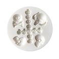 thumbnail image 3 of Molde de esqueleto, molde de silicona 3D para pastel de Fondant, molde para hornear para decoración de pasteles DIY, 3 of 8