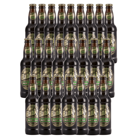 Hank's Genuine Gourmet Diet Root Beer, 12 fl oz Bottles – Premium Craft Soda with Rich, Creamy Flavor. - Zero Calories, Zero Carbs, Pack of 24