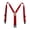 Red, variant on Perry Suspenders Tall Elastic 1.5 Inch Wide Hook End Suspenders (Men's)