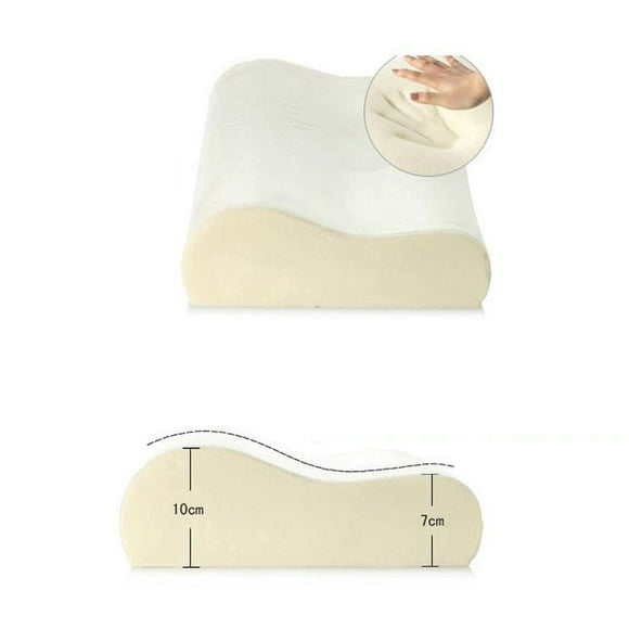 HLONKMemory Pillow Slow Innovations Bedroom Sleep Head Neck Back Support 50*30CM (White)