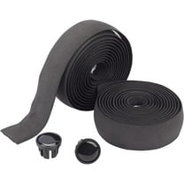 2 Rolls Black Bicycle Handle Bar Tape Bike Handlebar Tape with 2 PCS End Plugs for Road Bike Steering Wheel Chair Armrest Fishing Rot