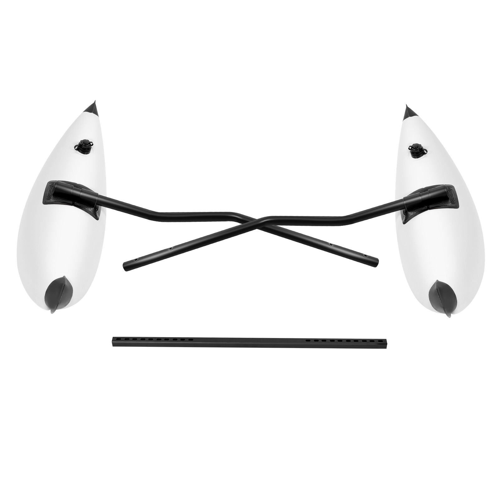 ToppiJoy PVC 2 PCS Kayak Outrigger Stabilizer Kit Kayak Side Floats and Rods Kit, Kayak Stabilizer Kit Canoe Boat Stabilizer, PVC Kayak Floating Barrels, Water Kayak Floats Buoyy