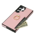 thumbnail image 7 of TECH CIRCLE For Samsung Galaxy S23 Ultra Case,PU Leather Slim Card Slots Case 360°Rotatable Ring Kickstand Shockproof Protective Women Men Case for Samsung Galaxy S23 Ultra 6.8" 2023,Pink, 7 of 7