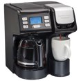 thumbnail image 1 of Hamilton Beach 49902C FlexBrew Trio Cafetière – 12 Tasses – Noir/argent – Boîte Ouverte – Testé & Garanti, 1 of 10