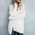 thumbnail image 2 of Clearance 2024!Women's Cardigan Sweaters Plus Size Warm Soft Open Front Coat, 2 of 8