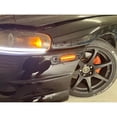 thumbnail image 4 of Black-Out Smoked Lens 30-SMD Amber Full LED Strip Front Bumper Side Marker Light Kit For Lexus 1992-2000 SC300 SC400, Replace OEM Amber Front Sidemarkers, 4 of 9