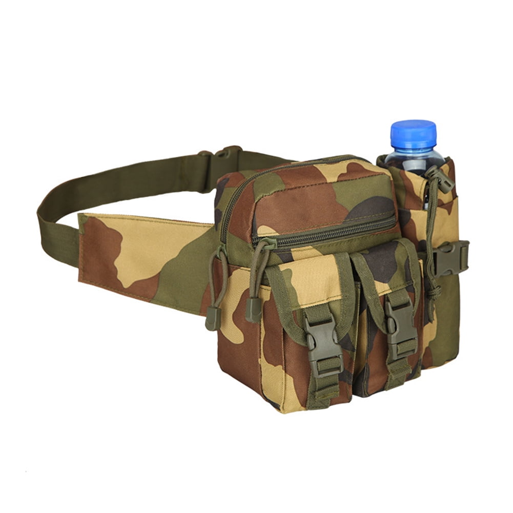 V.I.P. Men Travel Waist Bag Tactical Waist Pack Pouch With Water