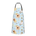 thumbnail image 2 of Lsque Cute Gnome Bee Collects Honey Waterproof Apron Chef Aprons for Men Heavy Duty Chemical Work Apron Extra Long Grilling Aprons with Adjustable Bib Apron, 2 of 9